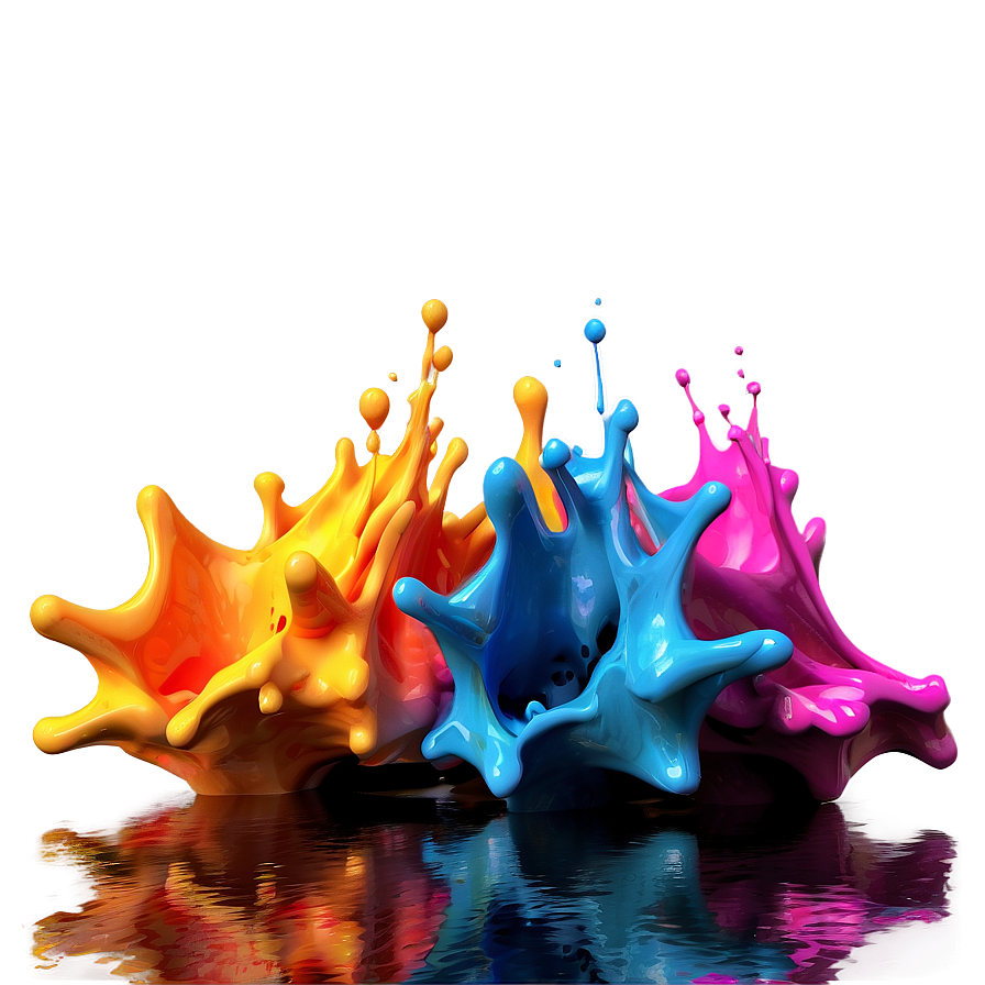 3d Color Splash Png 76