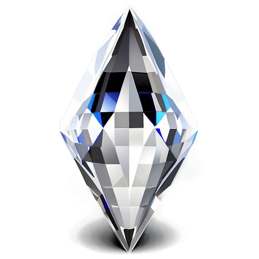 3D Diamond Shape PNG kro PNG with transparent background