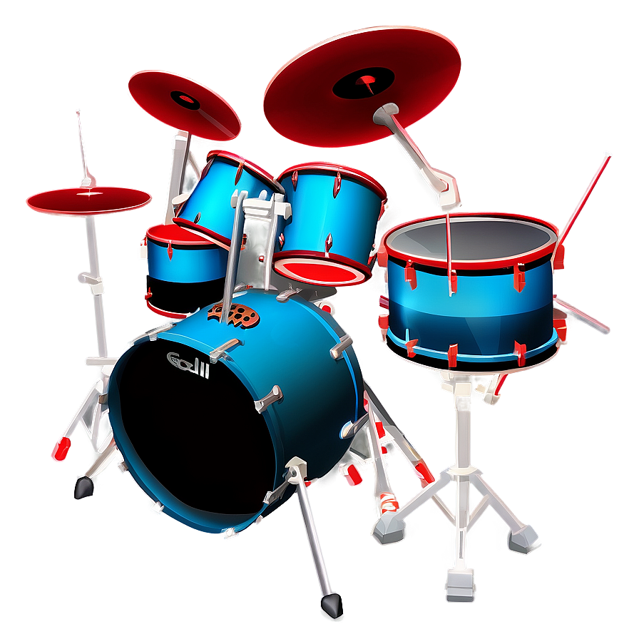 3d Drum Kit Png Ecy