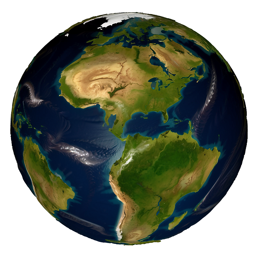 3d Earth With Natural Colors Png 06292024