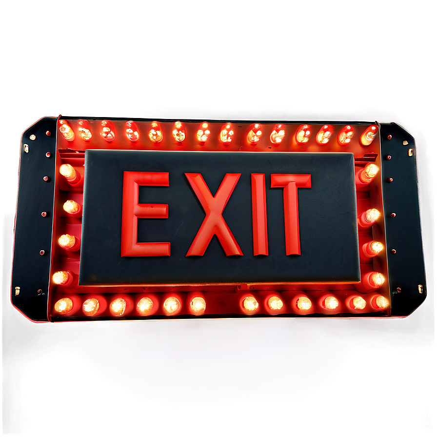 3D Exit Sign PNG pgr PNG with transparent background