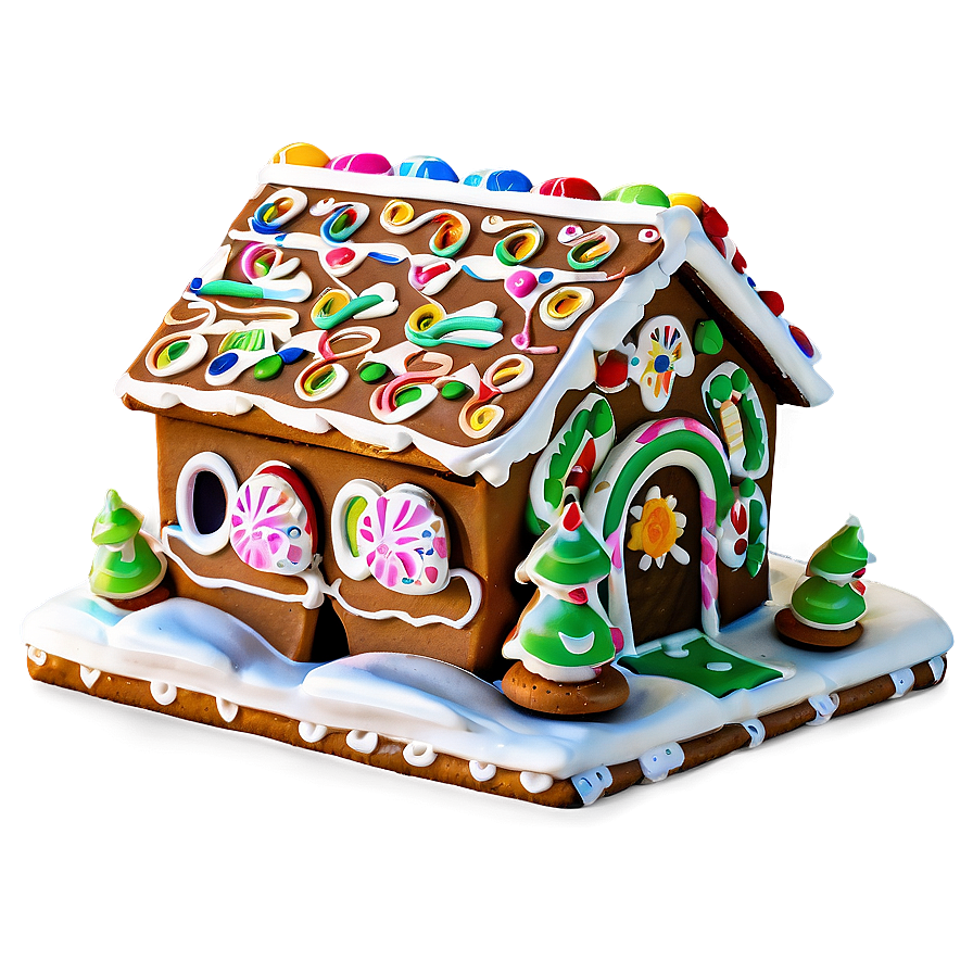 3d Gingerbread House Png 05212024