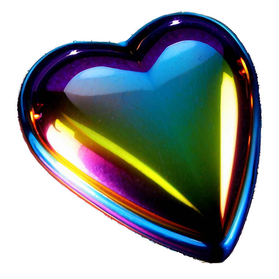 3d Glass Heart Png Ahl