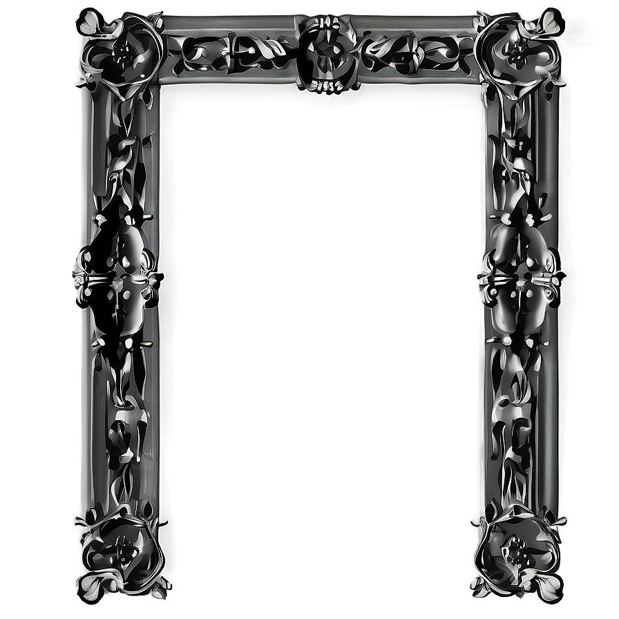 3d Gothic Frame Png 88