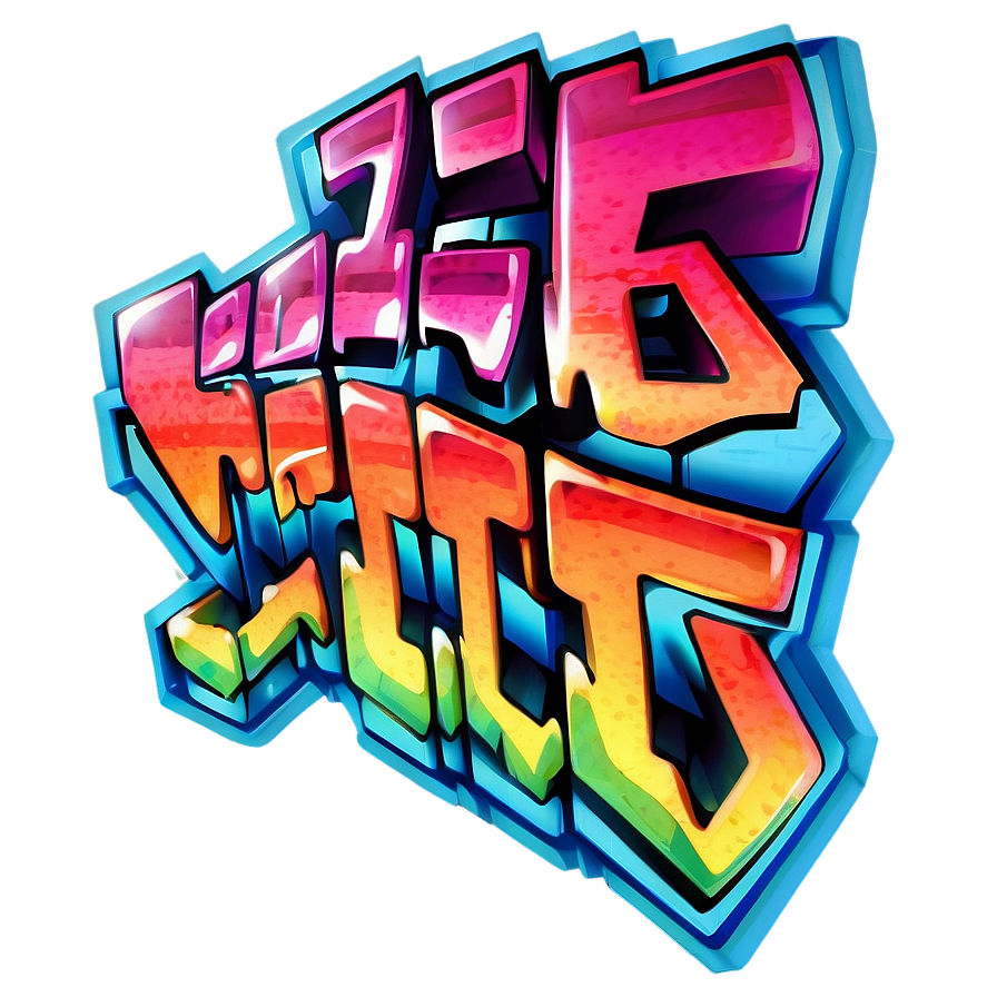 3d Graffiti Png 05032024