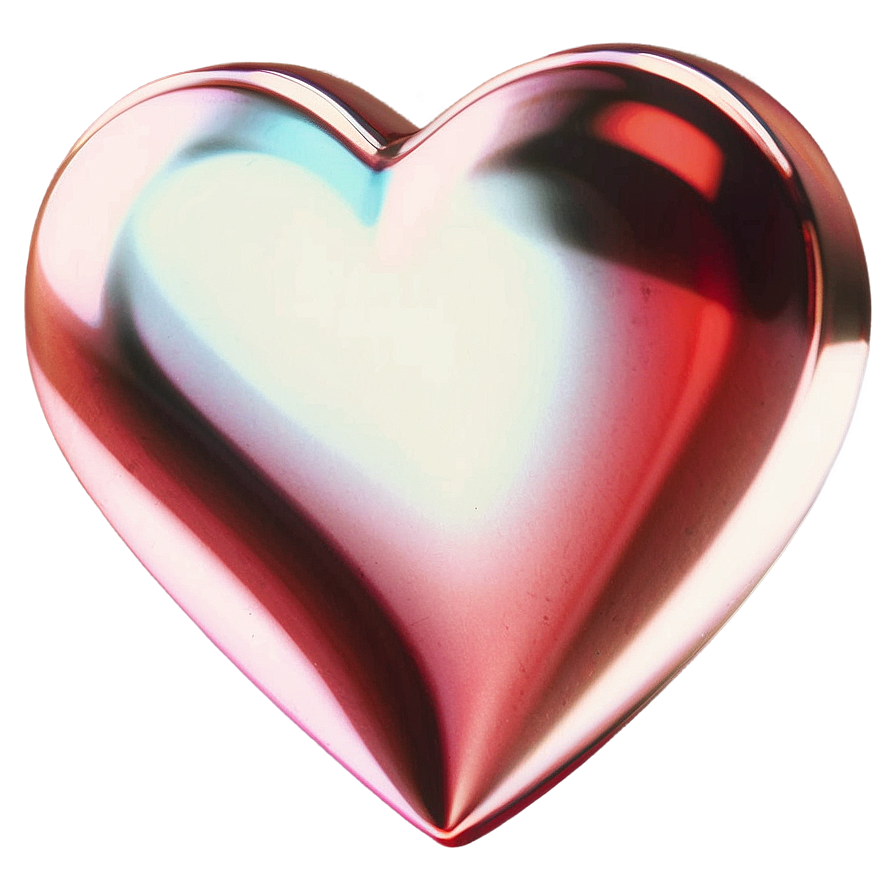 3d Heart Button Png 86