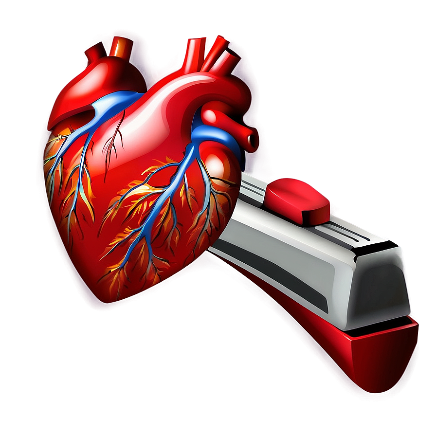 3d Heart Drawing Png 35