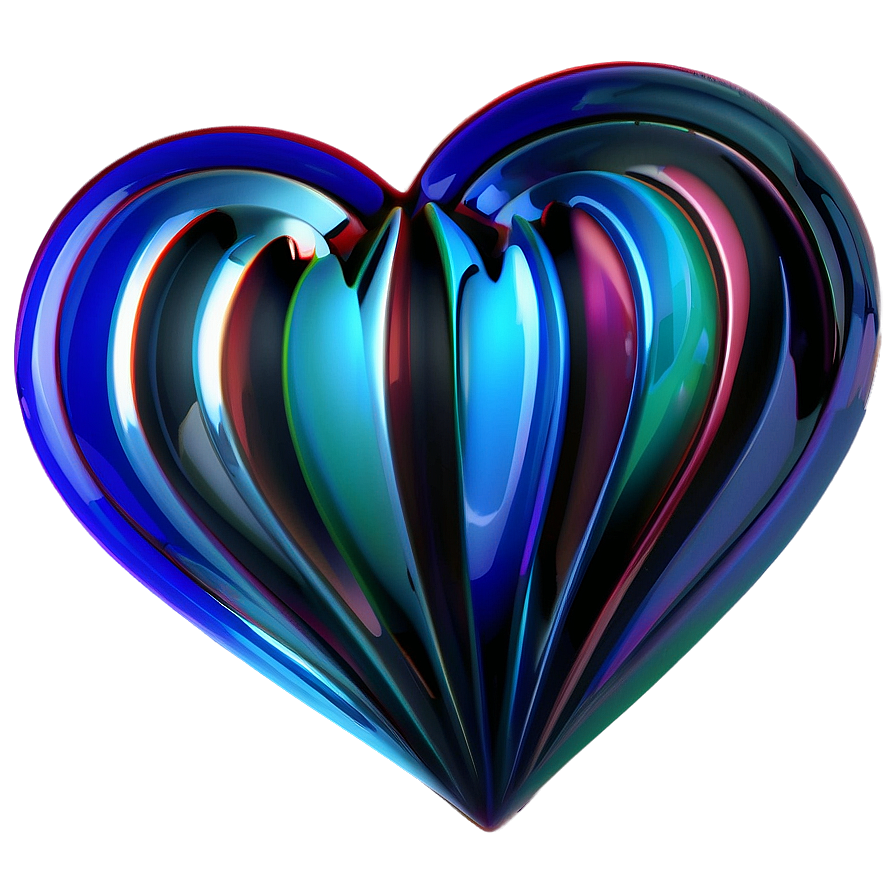 3d Heart Graphic Png 05252024