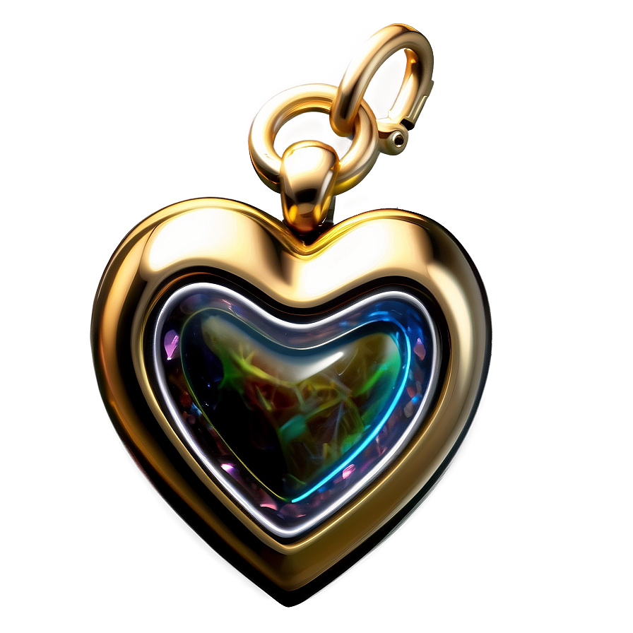 3d Heart Locket Png 05252024