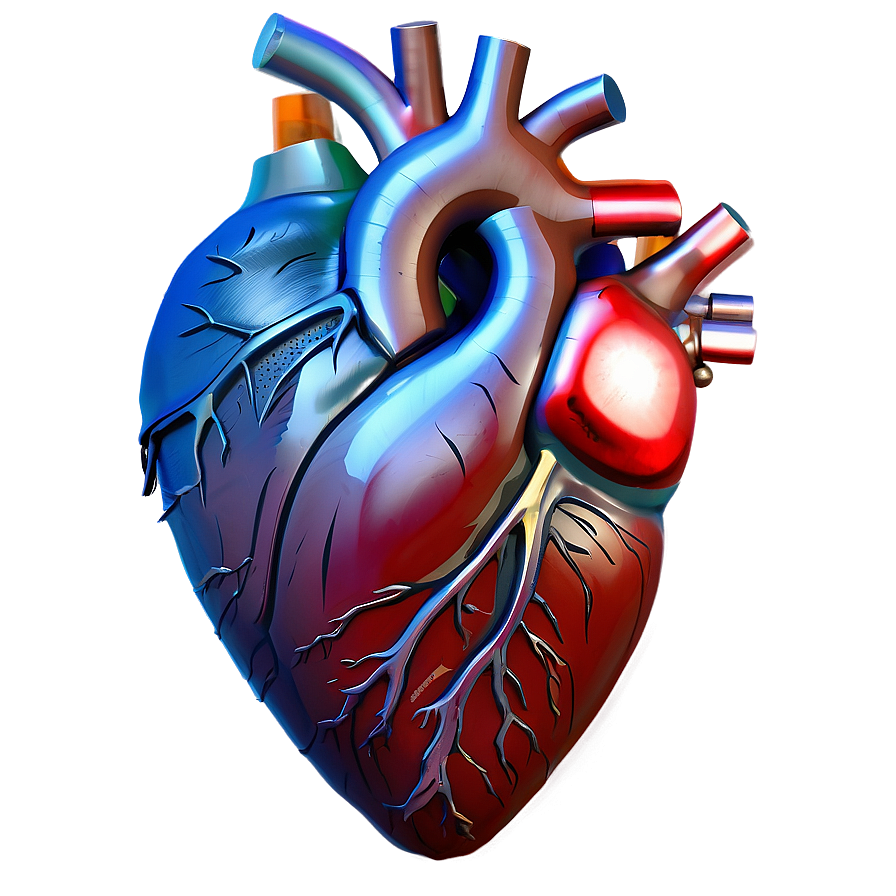 3d Heart Model Png D