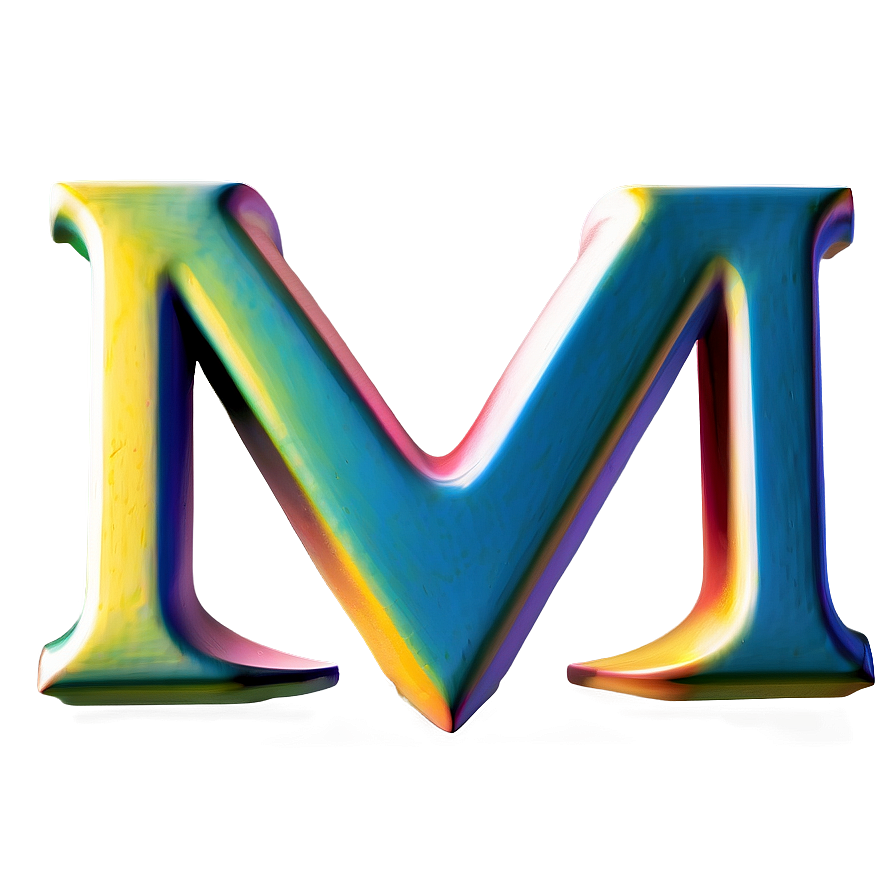 3d Letter M Png 06112024