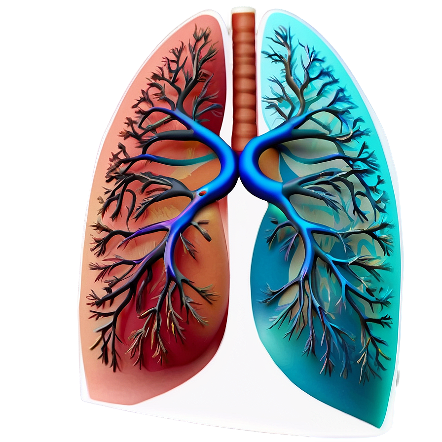 3d Lung Model Png Mym86