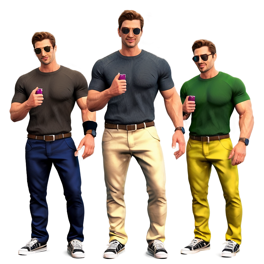 3d Man In Casual Clothes Png 06272024