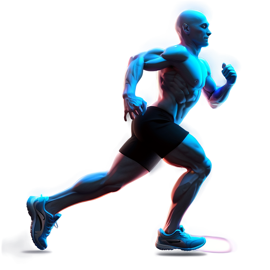 3d Man Running Png Kkn86