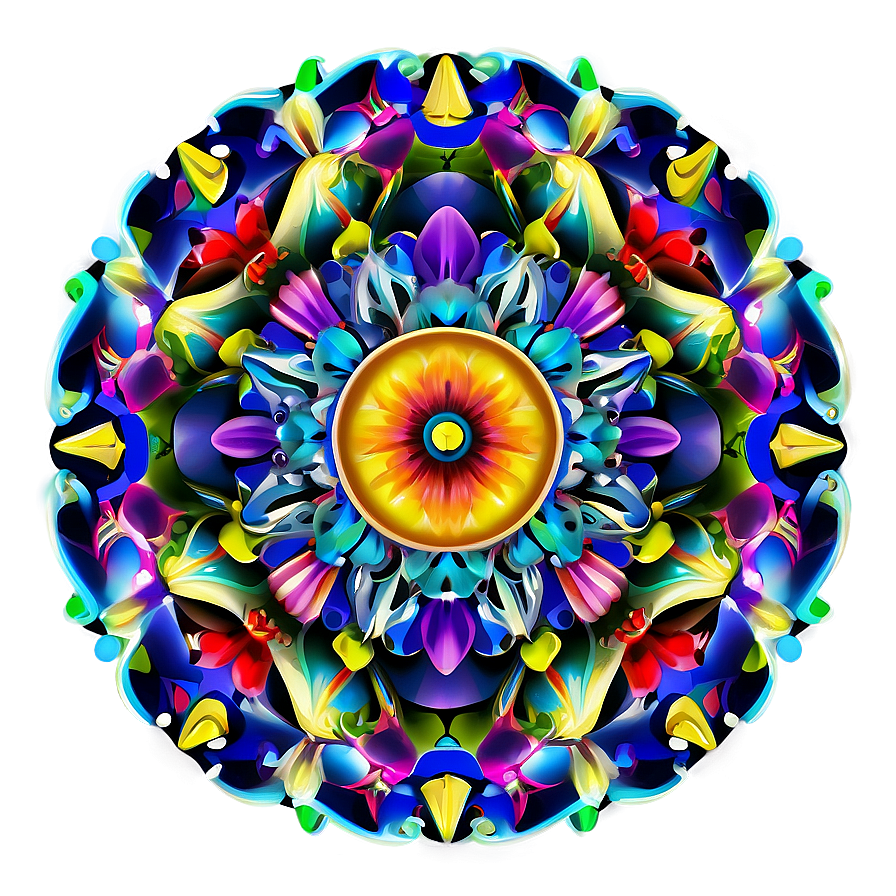 3d Mandala Illustration Png 26