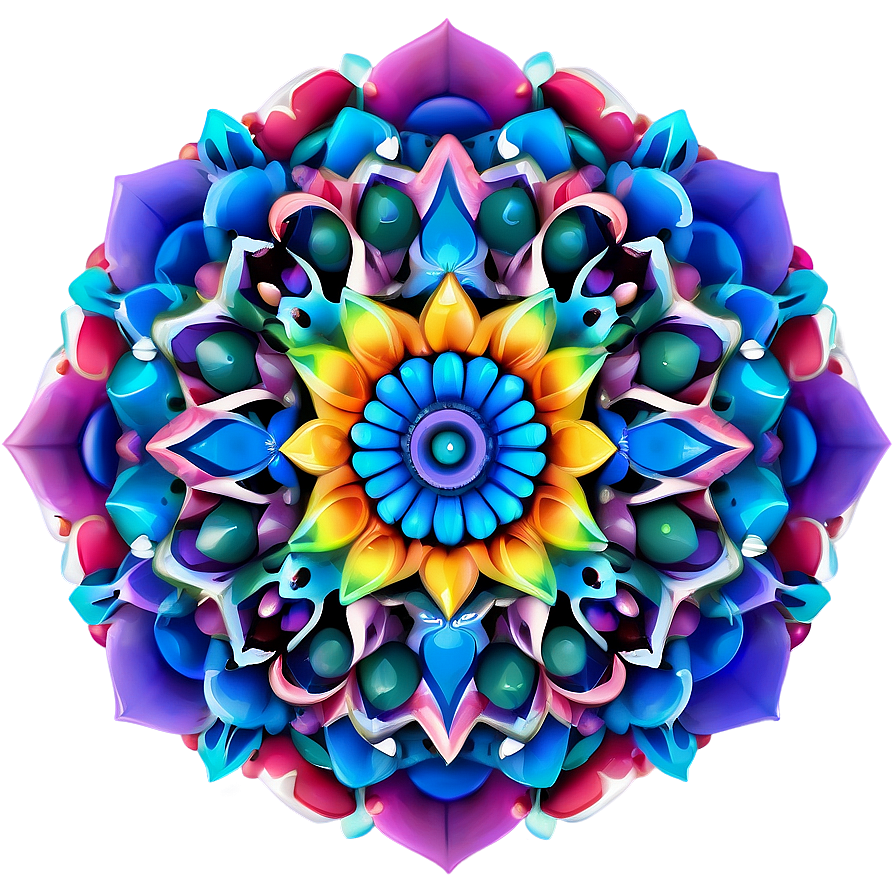 3d Mandala Illustration Png Ipd