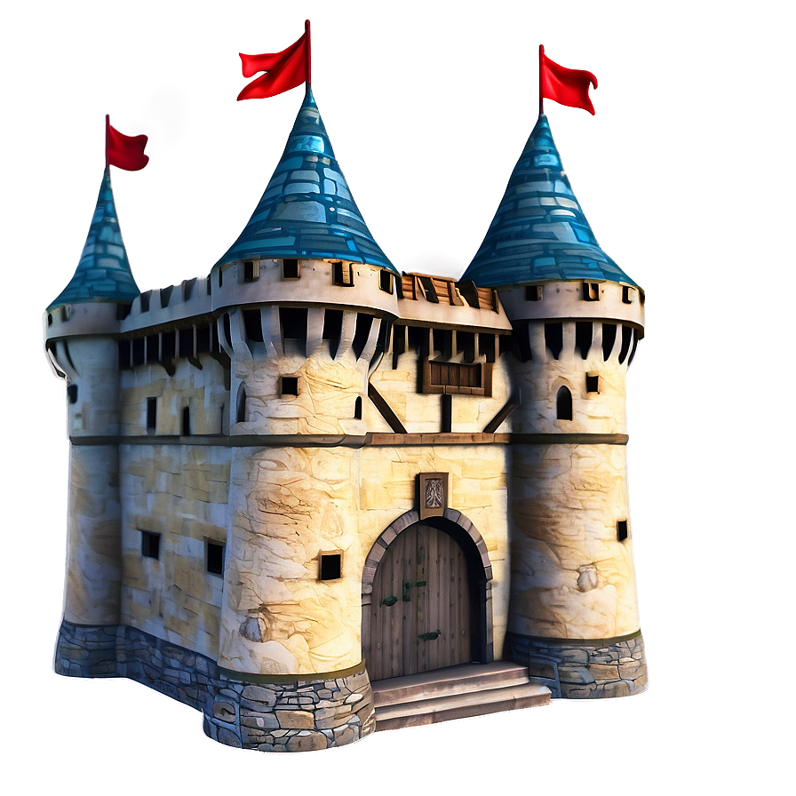 3d Medieval Castle Png 05212024