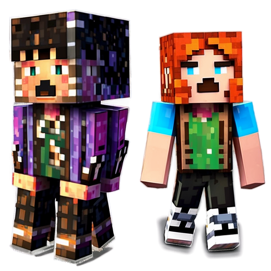 3d Minecraft Characters Png 23