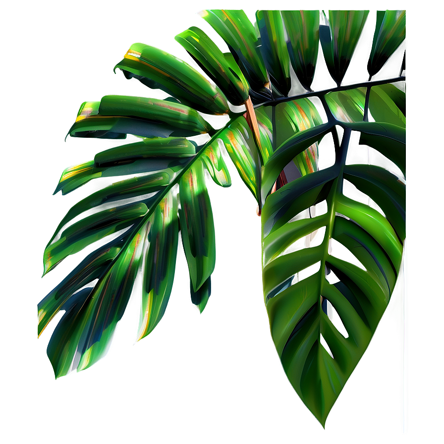 3d Palm Leaves Png 95