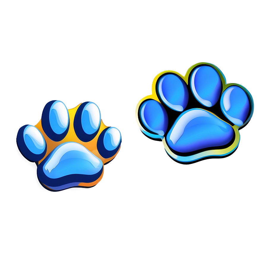 3d Paw Print Png 90