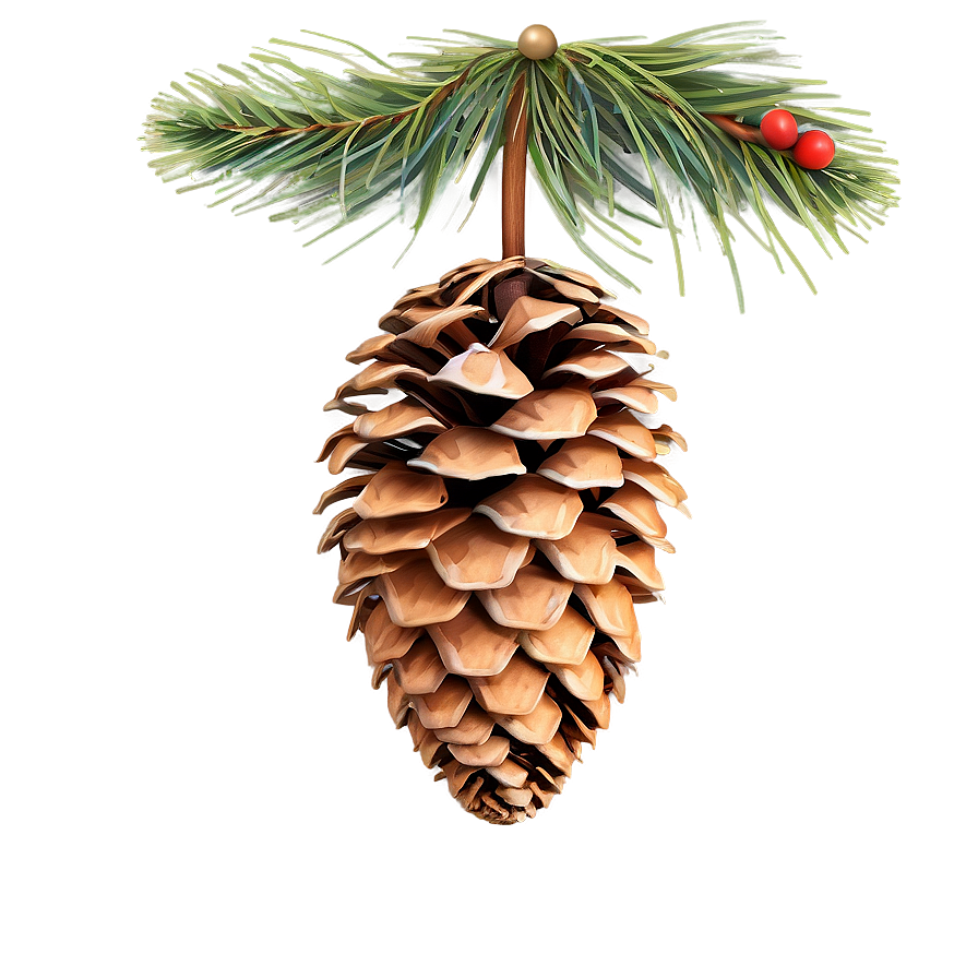 3D Pine Cone PNG 06202024 PNG image with a transparent background, free high-resolution download