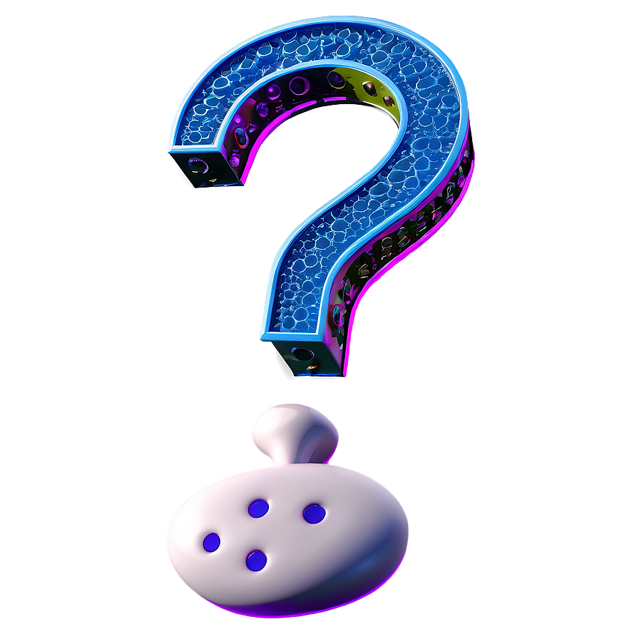 3d Question Mark Transparent Png 95