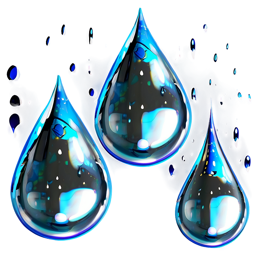 3d Rain Drop Png Graphic Bdy67