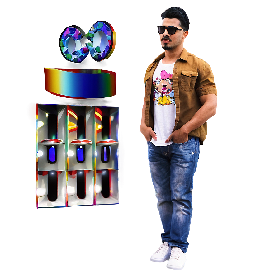 3d Render Of Cool Guy Png 95