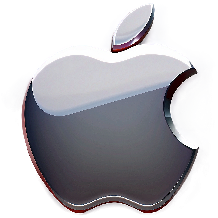 3D Rendered Apple Logo PNG 96 PNG with transparent background