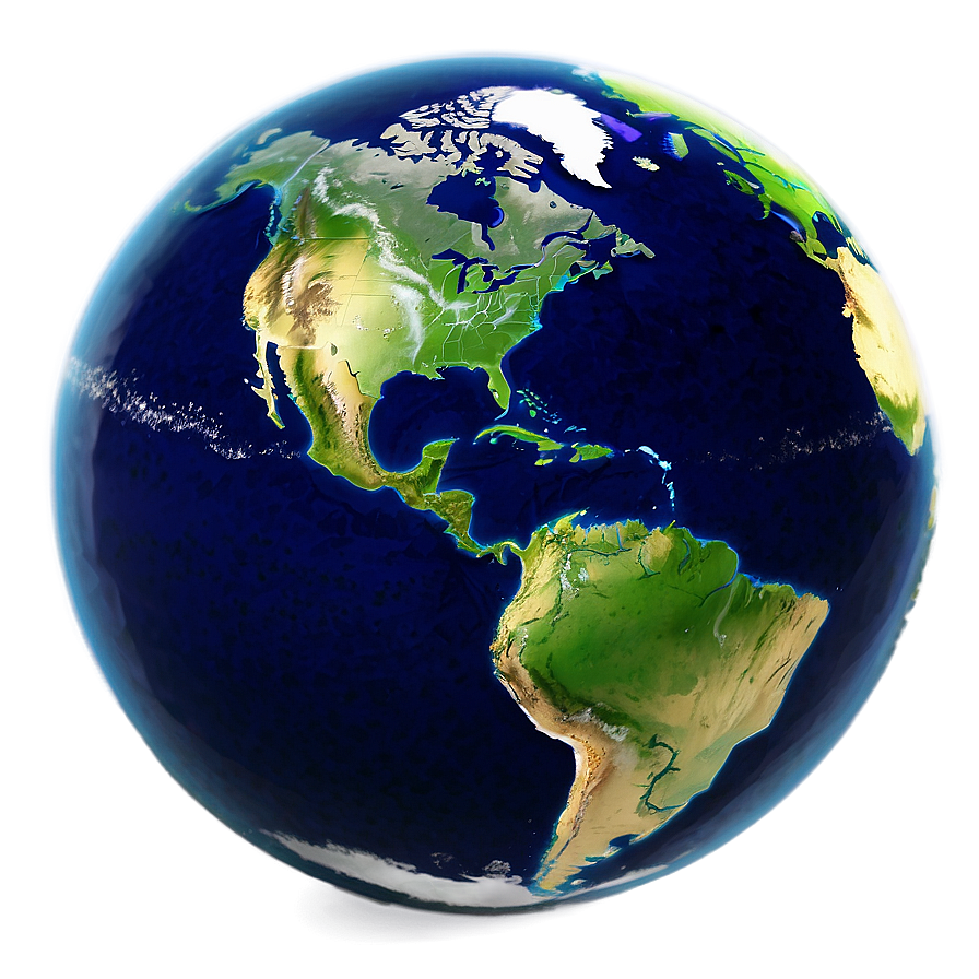 3d Rendered Earth Png 14