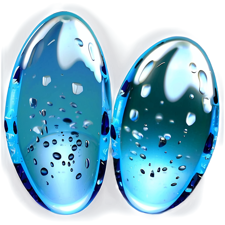 3d Rendered Water Drops Png Fnj31