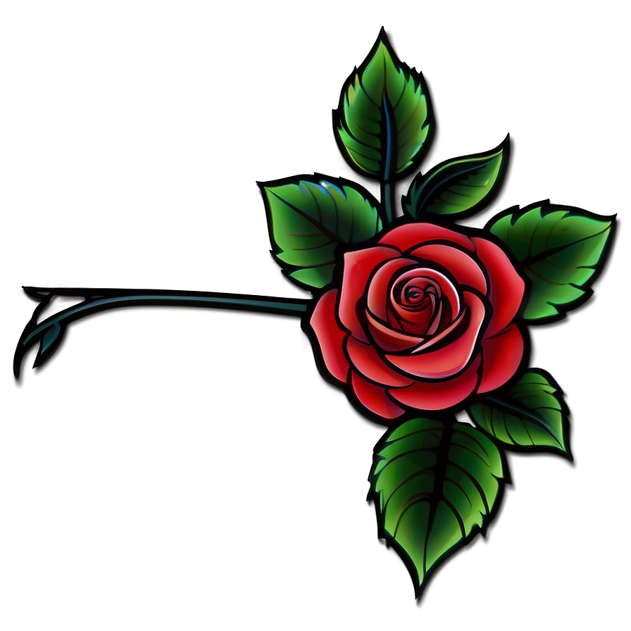 3d Rose Tattoo Picture Png 05252024