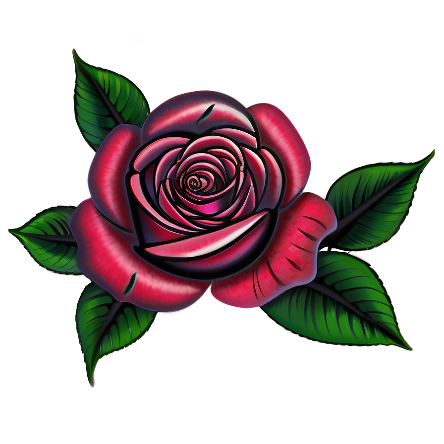 3d Rose Tattoo Picture Png Ada29