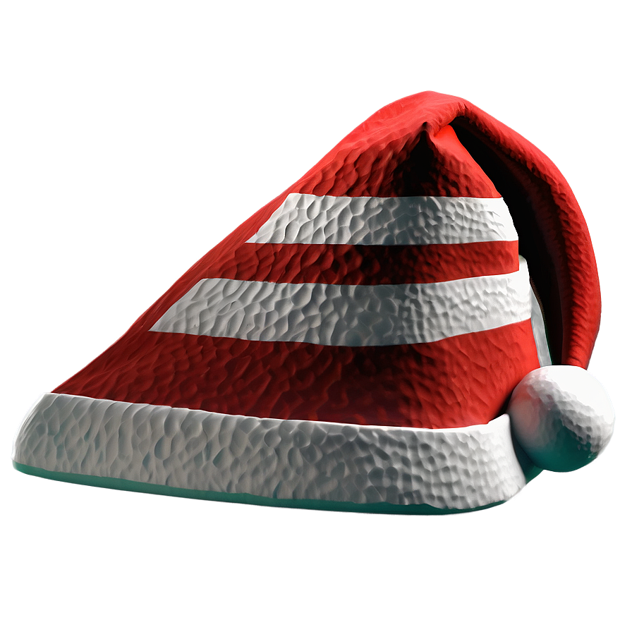 3D Santa Hat Model PNG chl69 PNG image with a transparent background, free high-resolution download