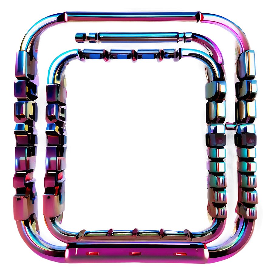 3d Square Outline Png Gnn22