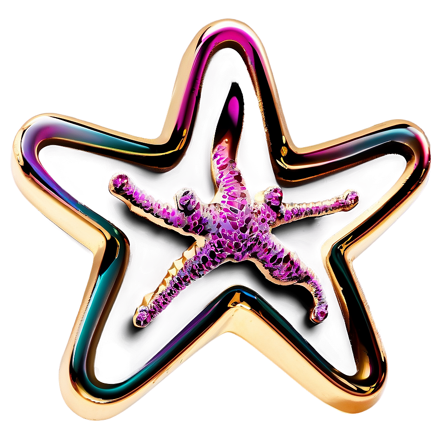 3d Star Outline Png 37