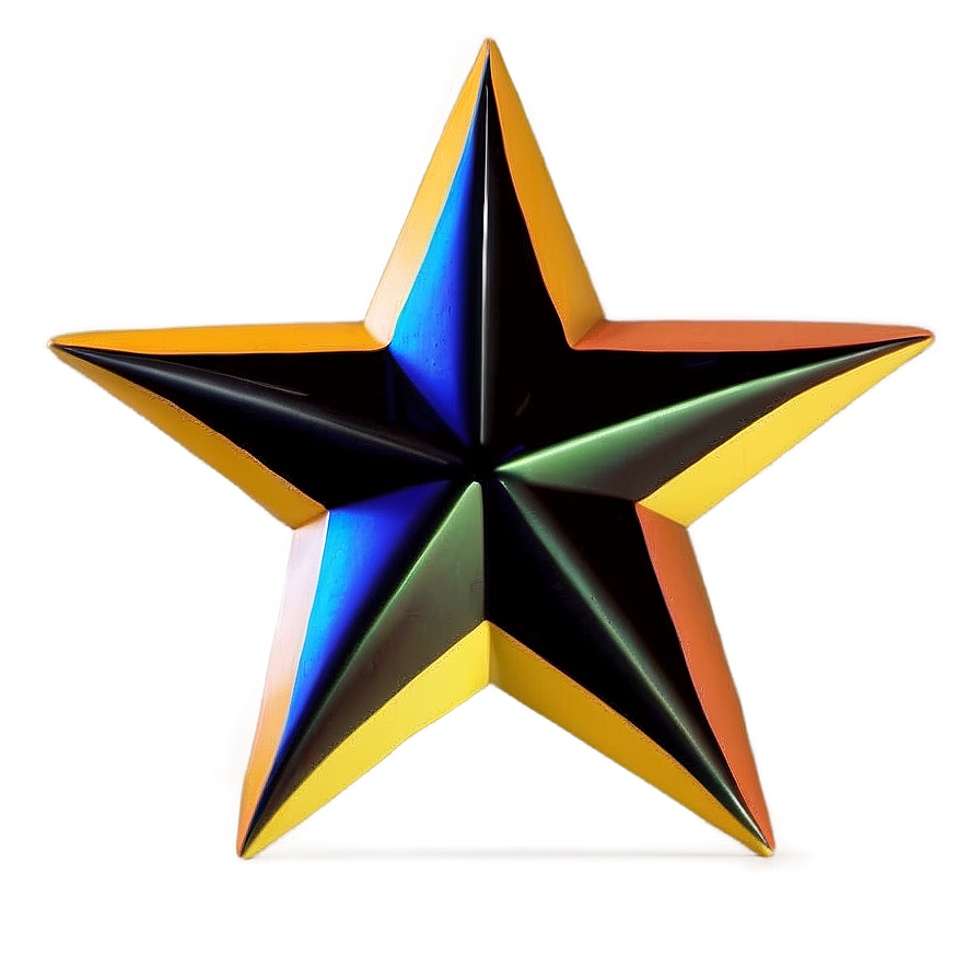 3d Star Transparent Png Nqy