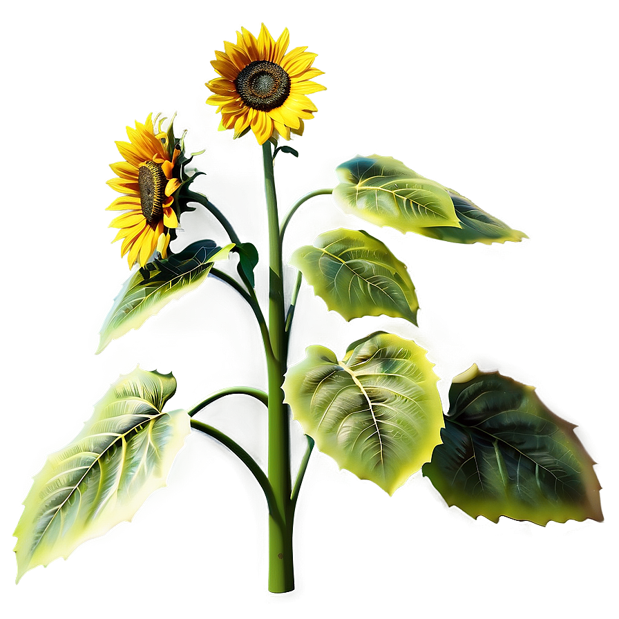 3d Sunflower Transparent Png 05262024