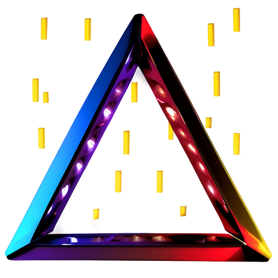 3d Triangle Design Png 05042024