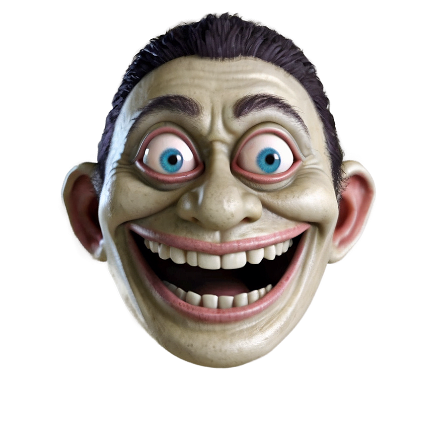 3d Trollface Model Png 84