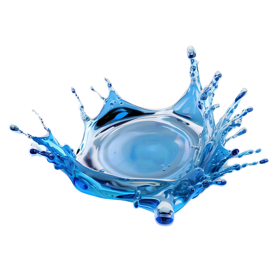 3D Water Splash PNG 10 PNG with transparent background