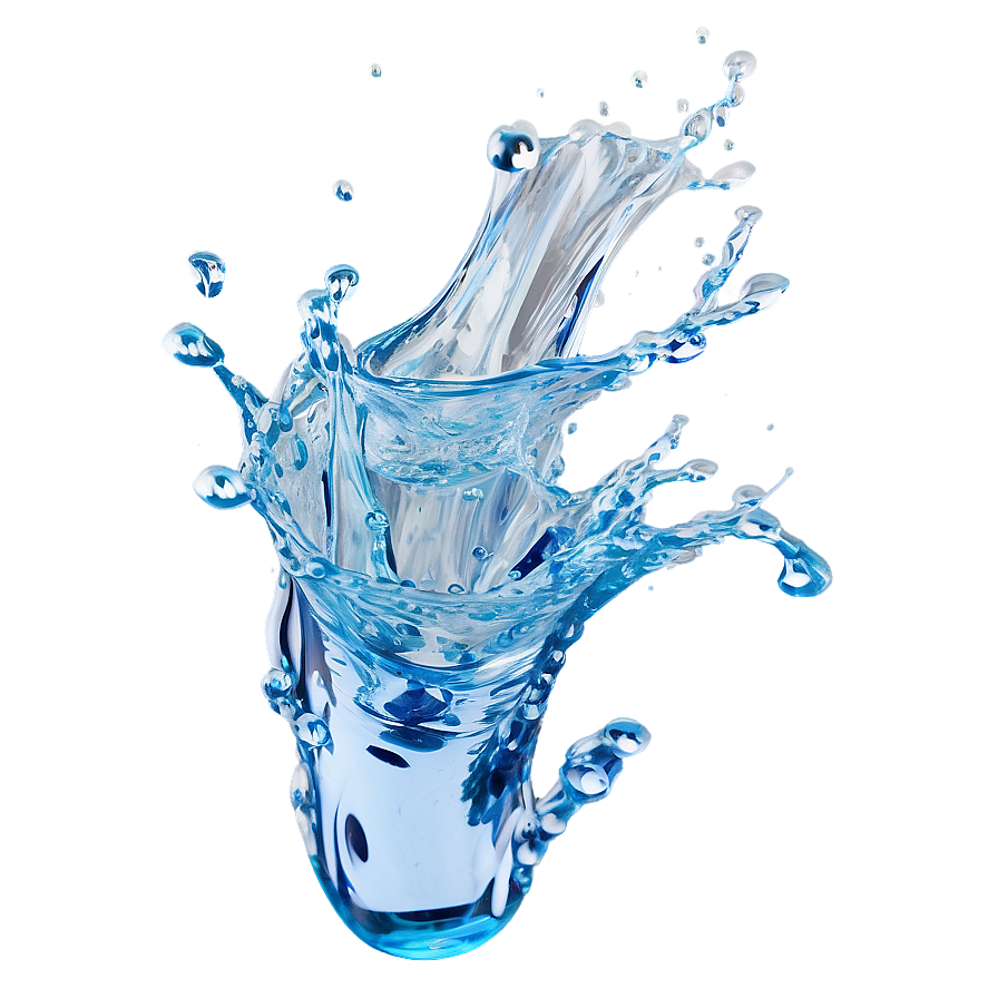 3D Water Splash PNG dfw PNG with transparent background