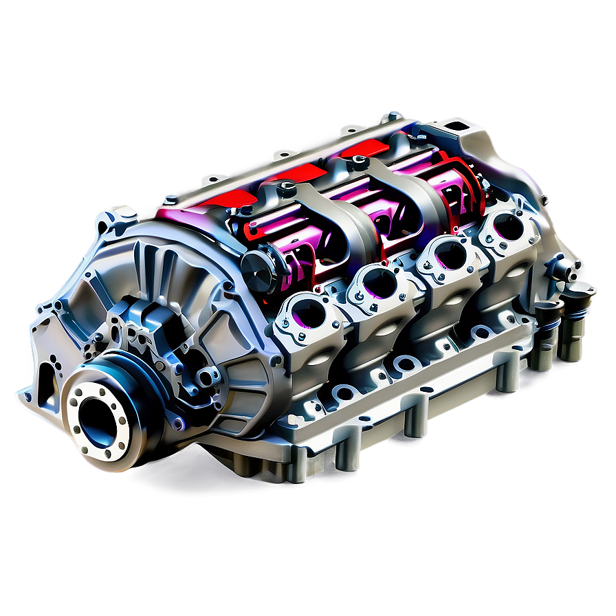 4 Cylinder Car Engine Design Png Jiv