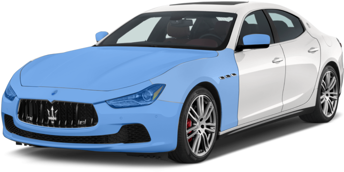 4 Door White Maserati, HD Png Download PNG with transparent background
