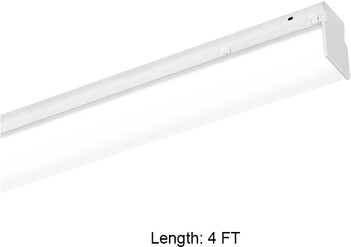 4 F T L E D Linear Light Fixture PNG with transparent background