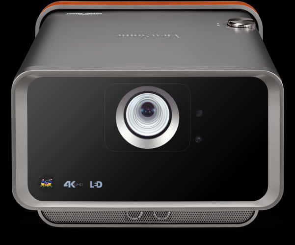 4 K L E D Projector Top View PNG with transparent background