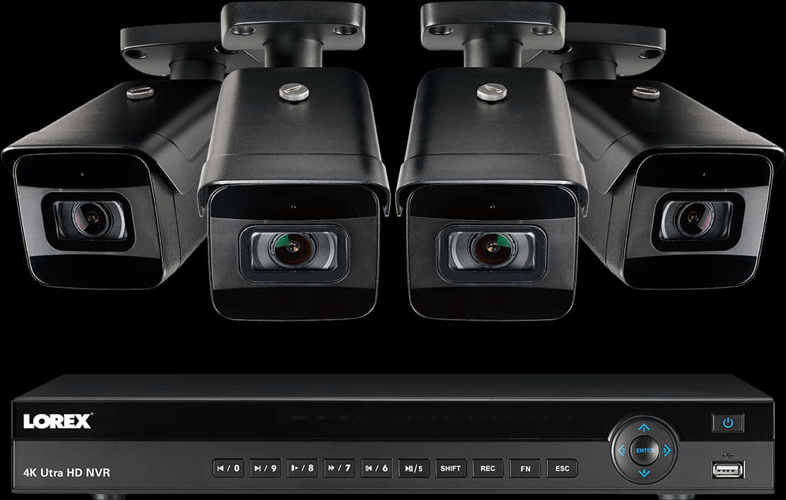 4 K Security Camera System Lorex PNG with transparent background