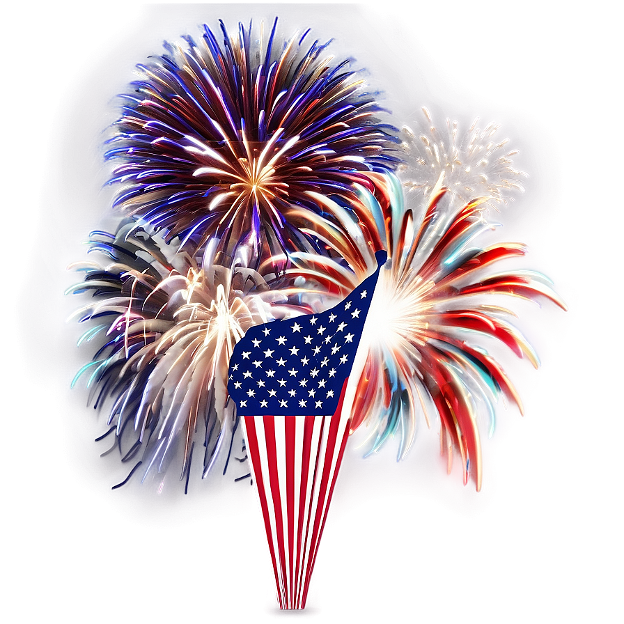 4th of July Fireworks Display PNG 05212024 PNG with transparent background