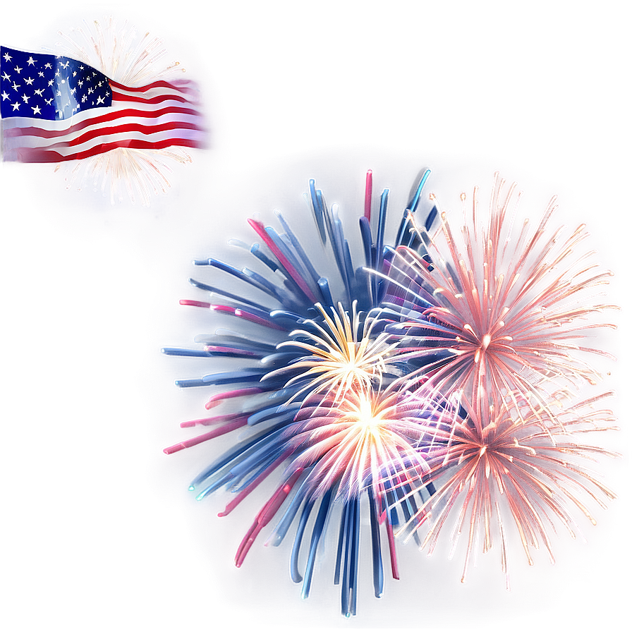 4th of July Fireworks Display PNG wfx PNG with transparent background