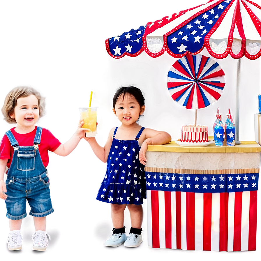 4th Of July Lemonade Stand Png Fch28